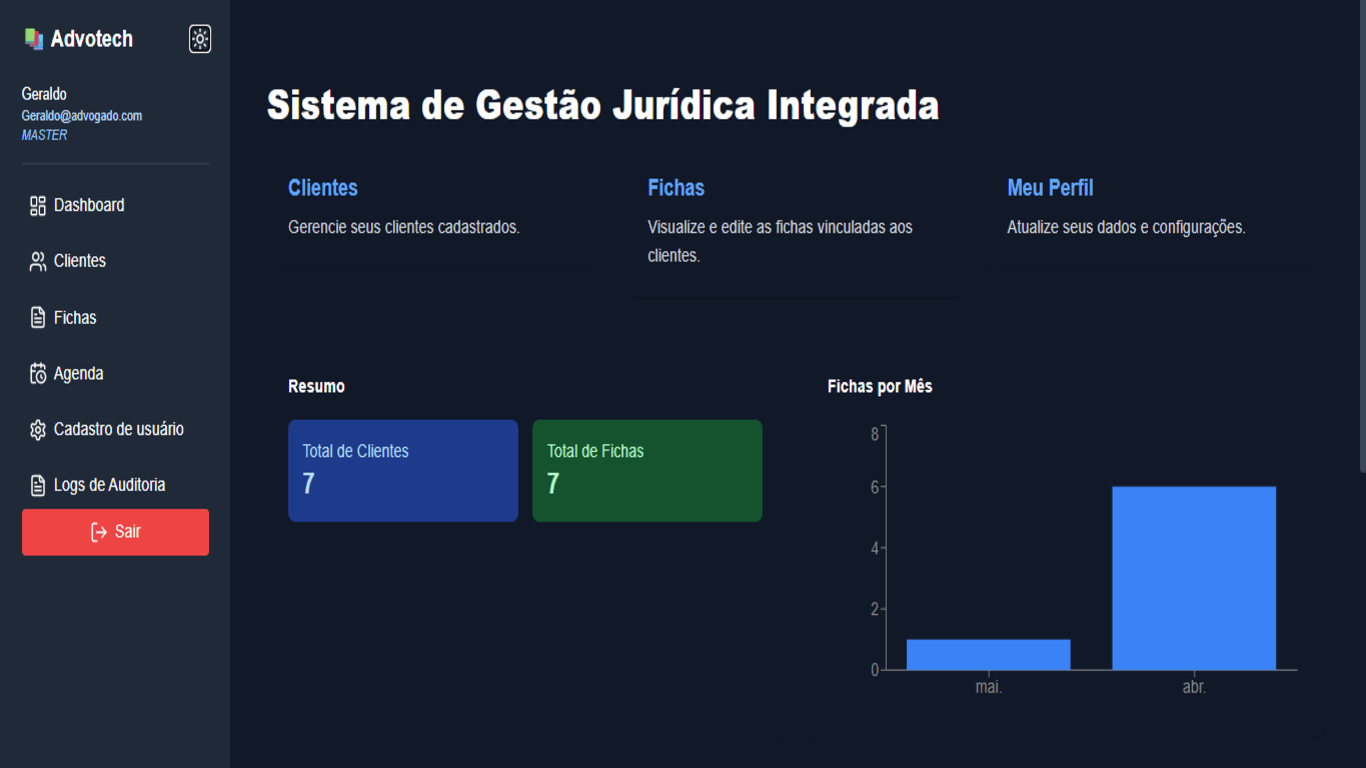 Sistema de advogados